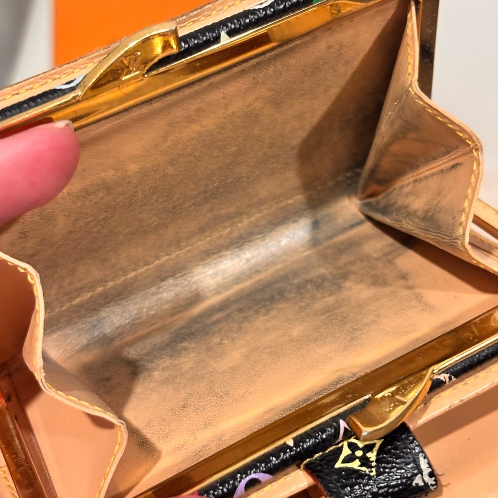 Louis Vuitton Takashi Murakami Monogram Portefeuille Viennois Kisslock Wallet - Picture 11 of 16